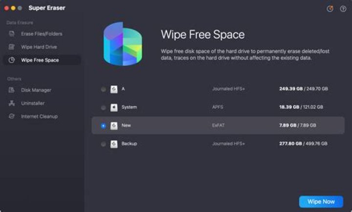 What does it mean to wipe MFT free space?