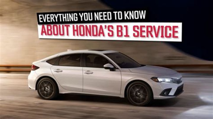 What is B1 service for Honda Odyssey?
