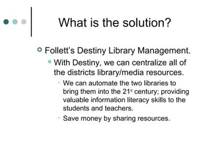 What is Follett Destiny Resource Manager?