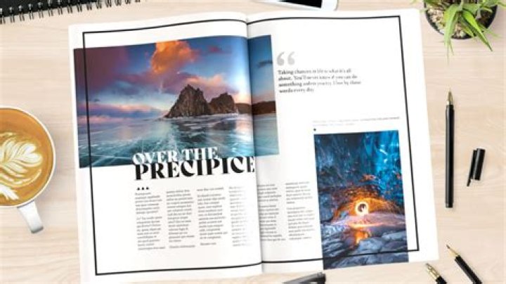 What is magazine page layout?