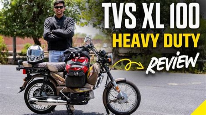 What is the difference between TVS XL100 heavy duty?
