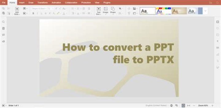 What is the PPTX file extension?