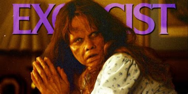 What is the priest taking in The Exorcist?