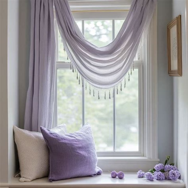 What sizes do window scarves come in?