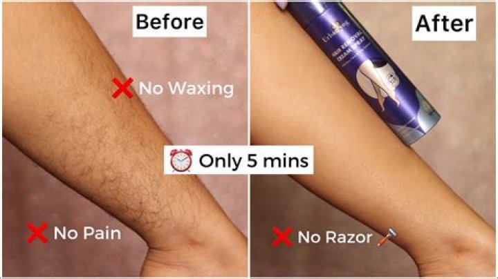 What soothes skin after hair removal cream?