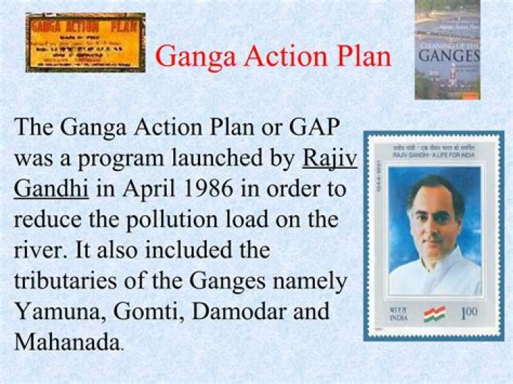 What started Ganga Action Plan?