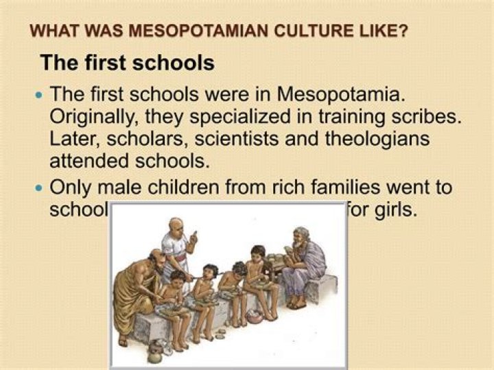 What was Mesopotamian school like?