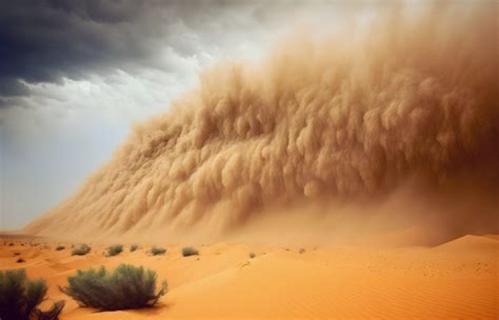 When was the last Sahara desert dust storm?
