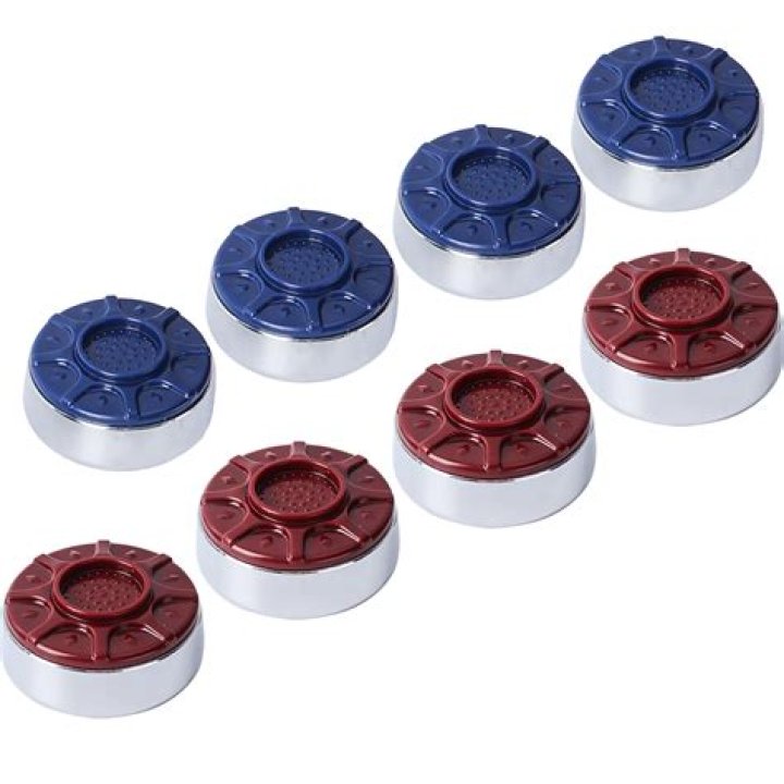 Why are hockey pucks blue?